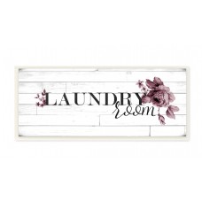 The Stupell Home Decor Collection Vintage Chic Laundry Room Wall Plaque Art, 7 x 0.5 x 17   567287229
